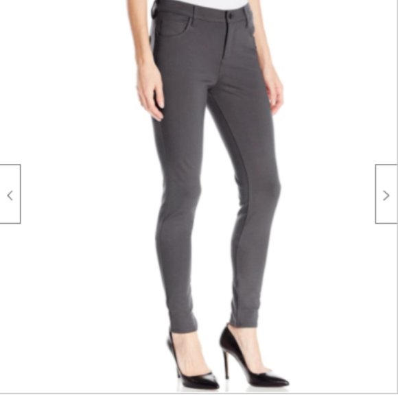 M GRAY Yummie by Heather Thomson Tyler Skinny Leg Pants Medium Jegging Leggings - Picture 1 of 12